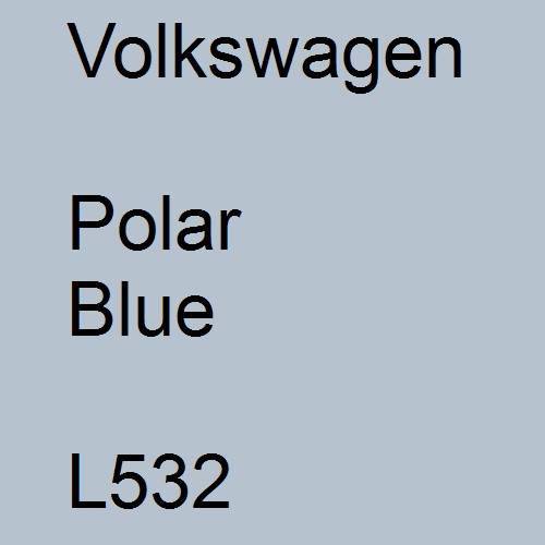 Volkswagen, Polar Blue, L532.